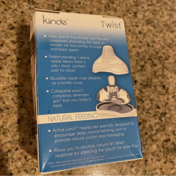 Kiinde Twist Active Latch Nipples - Blue - Picture 3 of 6